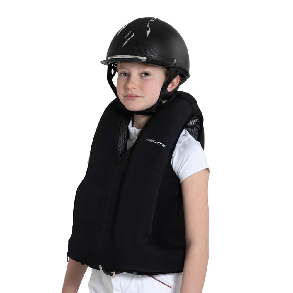 CHILD AIRBAG VEST - Helite Zip’In 2 - سترة حماية هوائية لركوب الخيل للأطفال