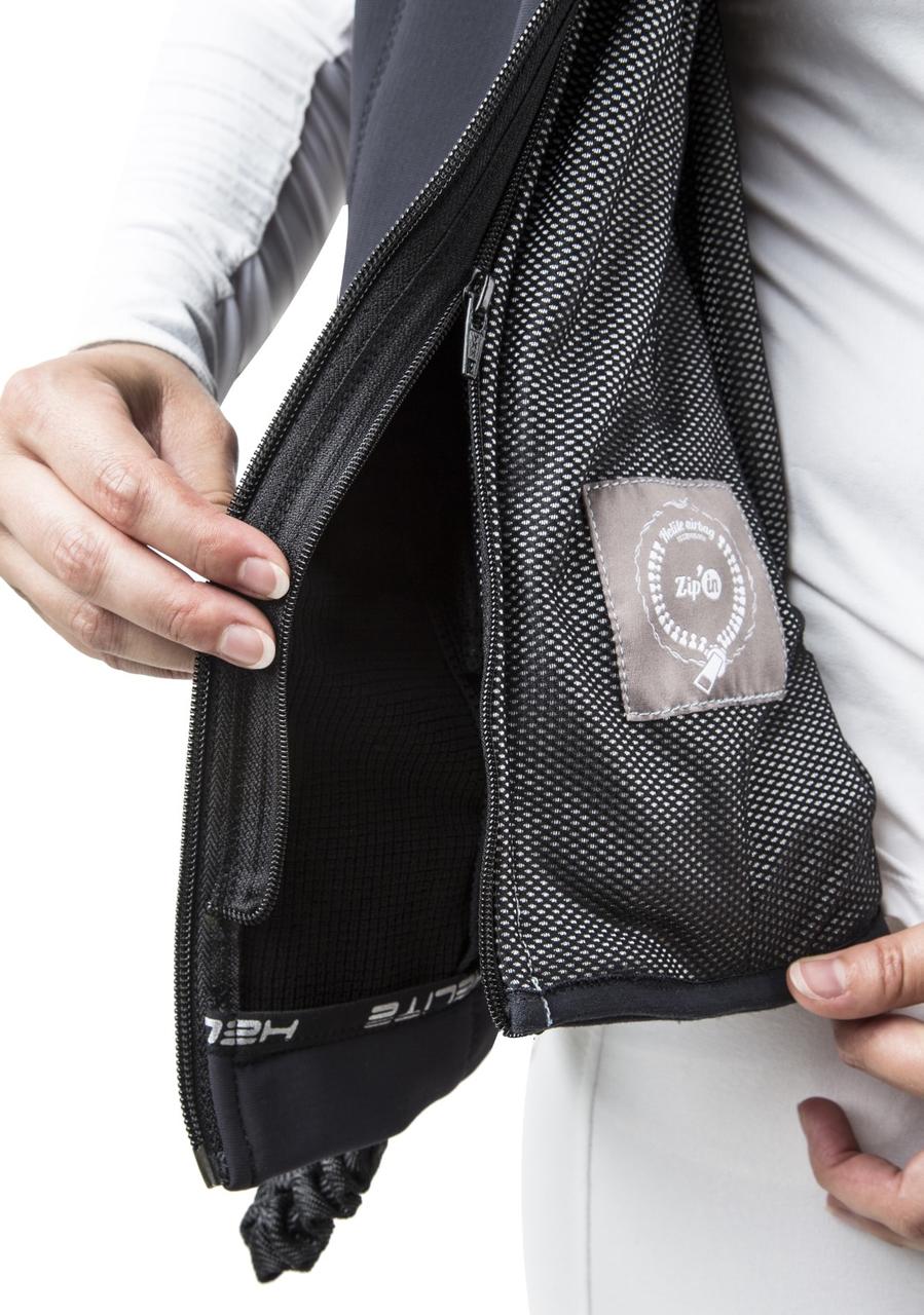 ADULT AIRBAG VEST (unisex) - Helite Zip’In 2  - سترة حماية هوائية لركوب الخيل