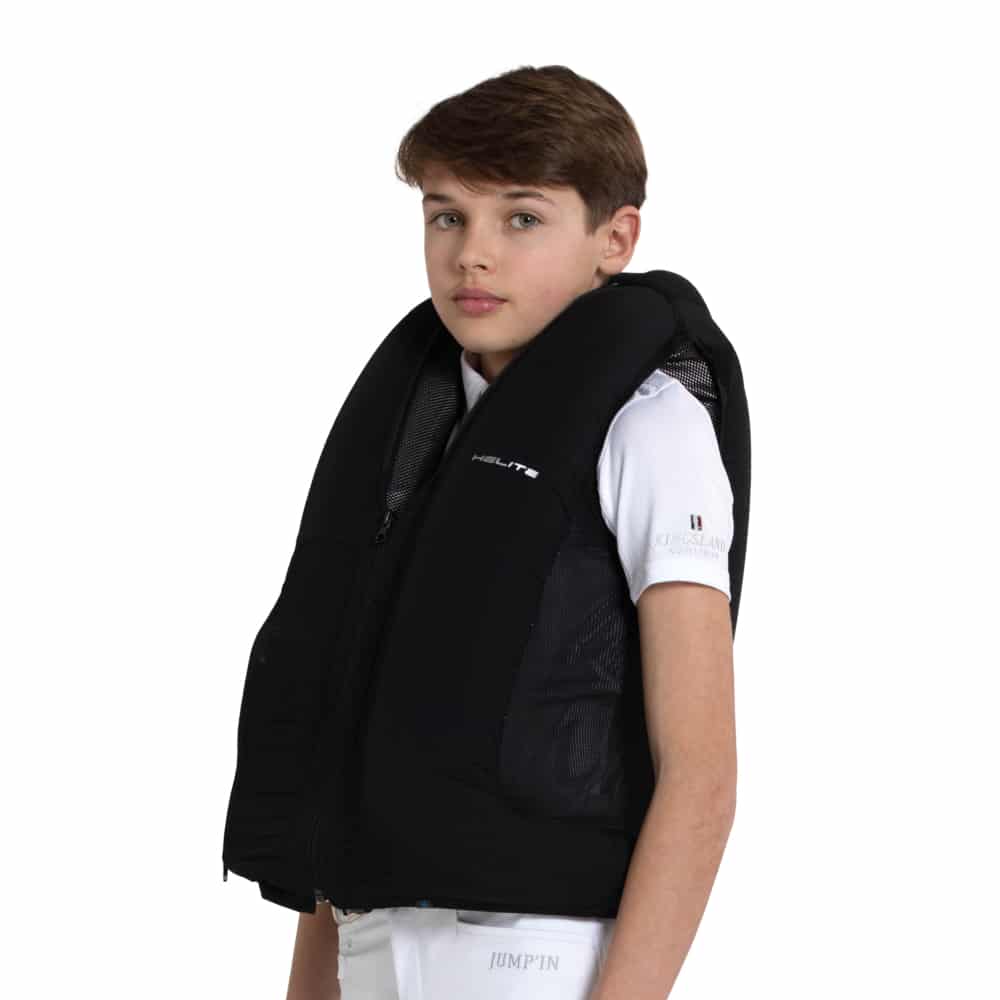 CHILD AIRBAG VEST - Helite Zip’In 2 - سترة حماية هوائية لركوب الخيل للأطفال