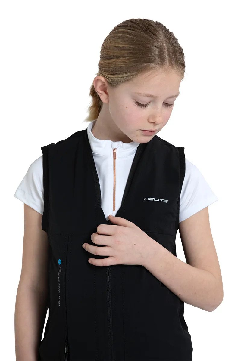 CHILD AIRBAG VEST - Helite Zip’In 2 - سترة حماية هوائية لركوب الخيل للأطفال