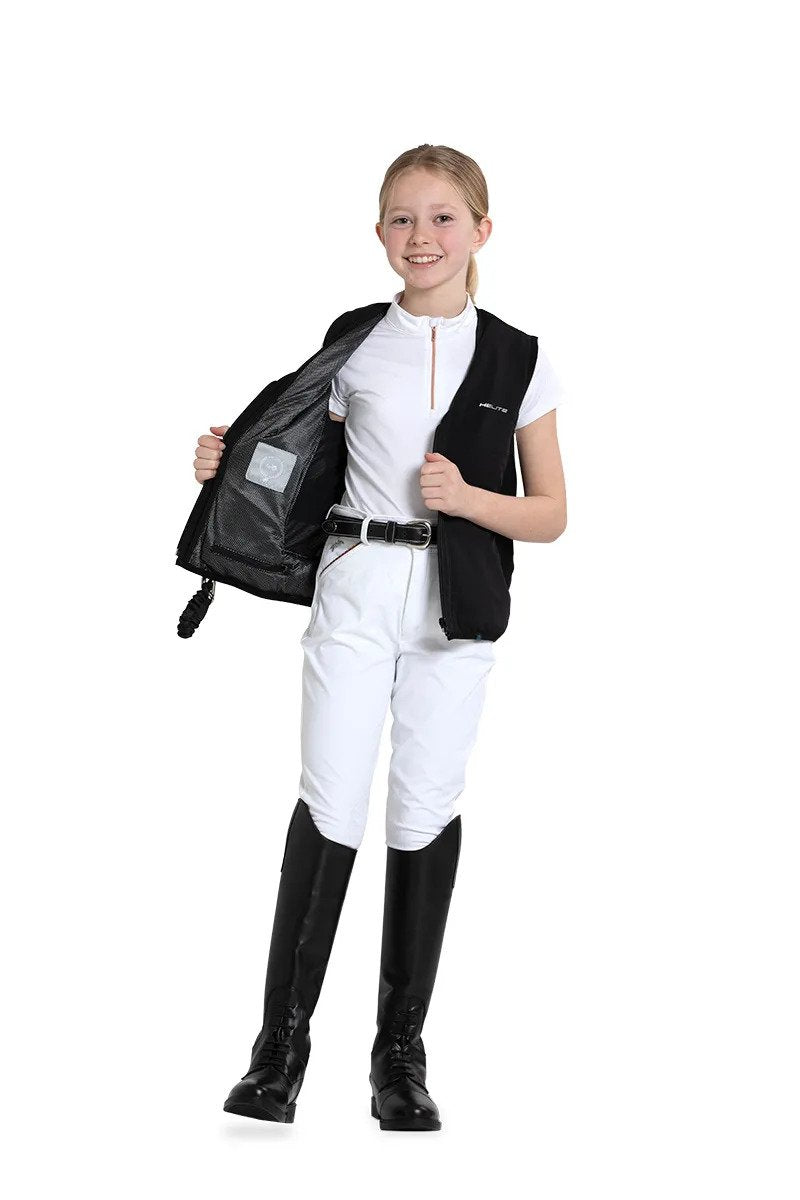 CHILD AIRBAG VEST - Helite Zip’In 2 - سترة حماية هوائية لركوب الخيل للأطفال