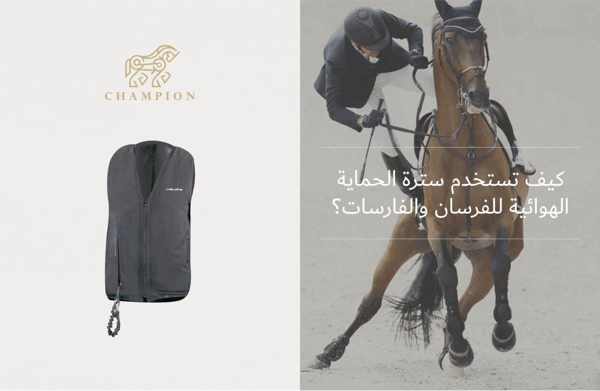 ADULT AIRBAG VEST (unisex) - Helite Zip’In 2  - سترة حماية هوائية لركوب الخيل